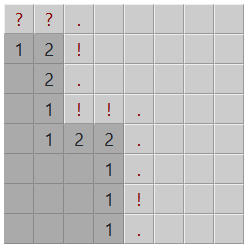 Board with hints
