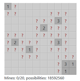 18 million possibilities